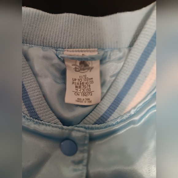 EUC Disney Store Stitch Varsity Jacket Kids - Picture 4 of 11
